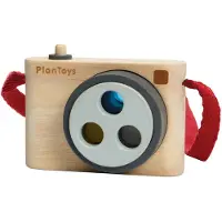 PlanToys Kamera - Naturlig - - OneSize - Leketøy