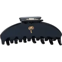 Fan Palm Hair clips Hair Clips Dark Blue