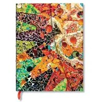 Paperblanks Gaudi’s Sun (Gaudi’s Mosaics) Midi Lined Hardback Journal (Wrap Closure)