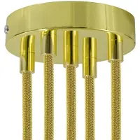 Creative Cables Krm575fgoterm Metall Sylindrisk Lampe Takrosett Kit
