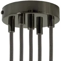 Creative Cables Krm575fbrterm Metall Sylindrisk Lampe Takrosett Kit