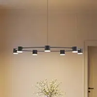Sigma Hengelampe Kodo, 7 lyskilder, svart, stål, GX53