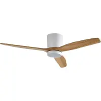LUCANDE LED-takvifte Faipari, lyst tre, DC, 132 cm