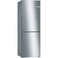 Bosch Serie | 4 KGV33VLEA - Kjøleskap/fryser - bunnfryser - bredde: 60 cm - dybde: 65 cm - høyde: 176 cm - 289 liter - Klasse E - rustfritt stål ut...