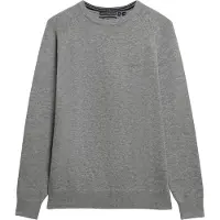 Superdry for man. M6110689A Blend jumper grey (M), Casual, Wool