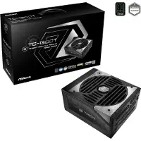 Asrock Taichi TC-1300T, 1300 W, Overstrøm, Over-spenning (volt), Overoppheting, Overbelastning, Kortslutning, Under voltage, 20+4 pin ATX, 60 cm, 1...