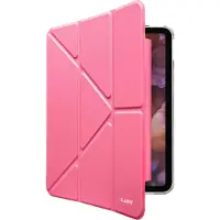 Laut Huex Folio - beskyttelsesetui med Apple Pencil-holder for iPad Air 11 M2 (2024) / M3 (2025), iPad Pro 11 1/2/3/4G og iPad Air 10,9 4/5G (rosa)