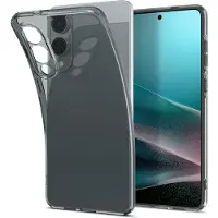 Spigen Flytende krystallveske for Samsung Galaxy S25 Edge - halvtransparent