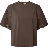 Y.A.S Yaslex Broderie Anglaise T-skjorte
