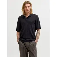 Jack & Jones Blawilliam Structure Knit Kortermet Poloskjorte