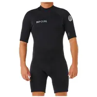 Rip Curl Trad Spring 2/2 Mm Fl Kortermet Shorty Med Glidelås Bak