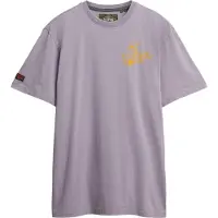 Superdry for man. M1012263A Trade Tools lilac T-shirt (M), Casual, Purple, Cotton, Short sleeve