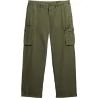 Superdry for man. M7011389A Parachute lightweight cargo trousers green (30/32), Casual, Cotton