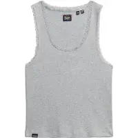 Superdry Vintage Lace Trim Ermeløs T-skjorte