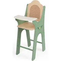 Classic World Vintage dukkehøy stol i tre med retrodesign