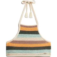 Superdry Crop Halter Crochet Ermeløs Topp