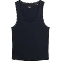 Superdry Vintage Lace Trim Ermeløs T-skjorte