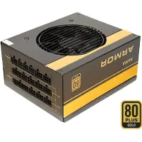 Inter-Tech SAMA FTX-850-B Armor - Strømforsyning (intern) - ATX12V 2.4 - 80 PLUS Gold - AC 110/240 V - 850 watt - aktiv PFC
