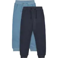 Minymo Joggebukse - 2-pack - Odyssey Grå - - 1½ år (86) - Joggebukse