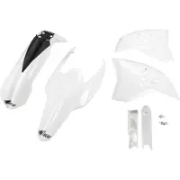 Ufo Ktm Exc/exc-f 2009-2011 Ktkit511f-047 Fork Protectors & Plastsett