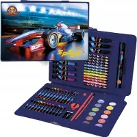 Derform 71 deler Race Team 10 Kidea kunstsett