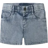 Lil´ Atelier Lil' Atelier Shorts - NmmFunda - Medium+ Blue Denim - - 5 år (110) - Shorts