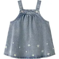 Name it Kjole - NbfFlora - Light Blue Denim/Emballasje - - 74 - Kjole