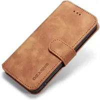 DG Ming iPhone 7/8/SE (2020)/SE (2022) Retro lommebokveske - Brun