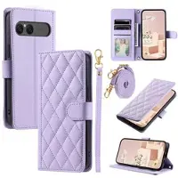Mtp Products Sony Xperia 10 VII Luksuriøst Vattert Lommeboketui - lilla