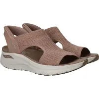 SKECHERS slip-in damesandal - Sand - Sandaler