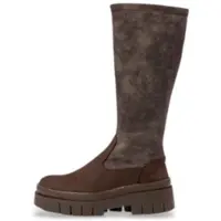 Art for woman. 119561212003_012 Leather Boots 1956 Antwerp brown (40), 3 to 5 cm, Nubuck, Zip, Casual