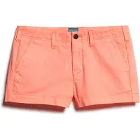 Superdry for woman. W7110393A Orange Hot Chino Shorts (XL), Casual, Cotton