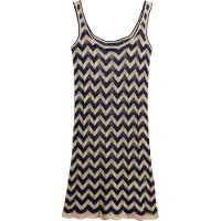 Superdry Zigzag Ermeløs Kort Kjole