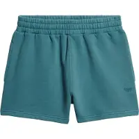 Superdry for woman. W7110387A Vintage Wash Tracksuit Shorts Turquoise (L), Casual, Cotton
