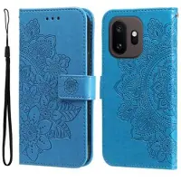 Mtp Products OnePlus 15T Mandala Lommebok-deksel med håndleddsstropp - blå