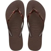 Havaianas Flip-flops - Slim Glitter - Dark Brown - - 35/36 - Flip Flops