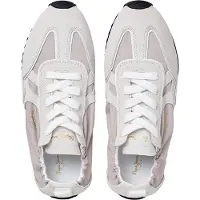 Pepe Jeans for woman. PLS400035 White Blair Essence leather sneakers (39), 3 to 5 cm, Split Leather, Laces, Casual