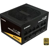 Enermax Revolution D.F. 12 ETV850G - Strømforsyning (intern) - ATX12V 3.1 - 80 PLUS Gold - AC 100-240 V - 850 watt