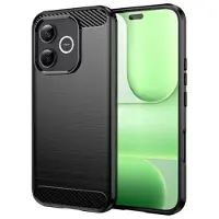 Mtp Products Honor 600 Lite Børstet TPU-deksel - karbonfiber - svart