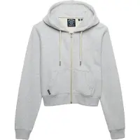 Superdry Essential Logo Cropped Genser Med Hel Glidelås