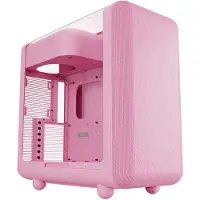 HYTE X50 - Mid tower - utvidet ATX (E-ATX) - sidepanel med vindu (herdet glass) - ingen strømforsyning (ATX) - strawberry milk - USB/lyd
