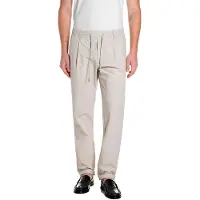 Replay for man. M9065.000.85504 Beige Tapered Fit Trousers (36), Casual, Cotton