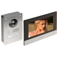 HIK VISION Hikvision DS-KIS703Y-P, 17,8 cm (7), TFT, 1024 x 600 piksler, Kapasitiv, H.264, 2 MP