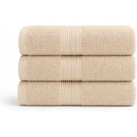 Borg Bomullshåndkle - 100 % bomull - 50x100 cm - Magnolia - Creme
