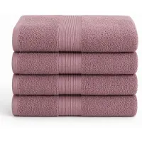 Borg Bomullshåndkle - 100% bomull - Badehåndkle 70x140 cm - Magnolia - Rosa