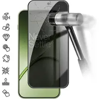 Mtp Products OnePlus 15T Privacy Full Cover Beskyttelsesglass - Svart Kant