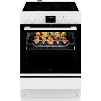 Electrolux 600 SteamBake Keramisk topp 60x60 cm Katalytisk rengjøring SteamBake LKR66449NW