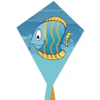 Airow Sea Life Delfin drage til børn fra 3 år, 40 x 50 cm