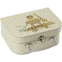 Smallstuff Koffert - Liten - Safari Dyr - Sandy - - OneSize - Kofferter