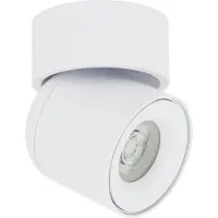 Euluna Downlight Oscar, hvit, aluminium, høyde 13,5 cm, GU10